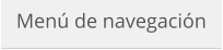 Menú de navegación